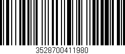 Código de barras (EAN, GTIN, SKU, ISBN): '3528700411980'