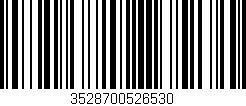 Código de barras (EAN, GTIN, SKU, ISBN): '3528700526530'