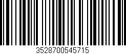 Código de barras (EAN, GTIN, SKU, ISBN): '3528700545715'
