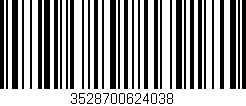 Código de barras (EAN, GTIN, SKU, ISBN): '3528700624038'