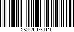 Código de barras (EAN, GTIN, SKU, ISBN): '3528700753110'