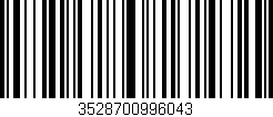 Código de barras (EAN, GTIN, SKU, ISBN): '3528700996043'