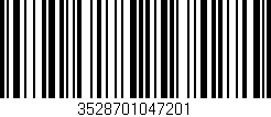 Código de barras (EAN, GTIN, SKU, ISBN): '3528701047201'