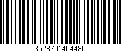 Código de barras (EAN, GTIN, SKU, ISBN): '3528701404486'