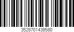 Código de barras (EAN, GTIN, SKU, ISBN): '3528701438580'