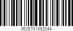 Código de barras (EAN, GTIN, SKU, ISBN): '3528701492544'