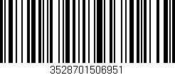 Código de barras (EAN, GTIN, SKU, ISBN): '3528701506951'