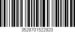 Código de barras (EAN, GTIN, SKU, ISBN): '3528701522920'