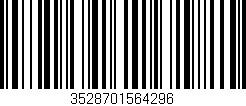 Código de barras (EAN, GTIN, SKU, ISBN): '3528701564296'