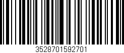 Código de barras (EAN, GTIN, SKU, ISBN): '3528701592701'