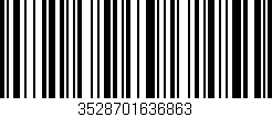 Código de barras (EAN, GTIN, SKU, ISBN): '3528701636863'