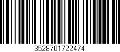 Código de barras (EAN, GTIN, SKU, ISBN): '3528701722474'