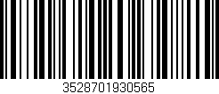 Código de barras (EAN, GTIN, SKU, ISBN): '3528701930565'