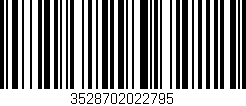 Código de barras (EAN, GTIN, SKU, ISBN): '3528702022795'