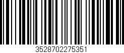 Código de barras (EAN, GTIN, SKU, ISBN): '3528702275351'
