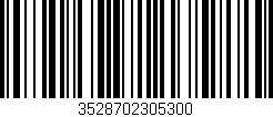 Código de barras (EAN, GTIN, SKU, ISBN): '3528702305300'