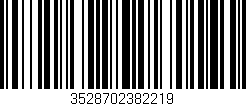 Código de barras (EAN, GTIN, SKU, ISBN): '3528702382219'