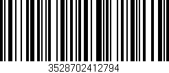 Código de barras (EAN, GTIN, SKU, ISBN): '3528702412794'