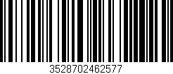 Código de barras (EAN, GTIN, SKU, ISBN): '3528702462577'