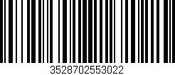 Código de barras (EAN, GTIN, SKU, ISBN): '3528702553022'