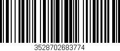 Código de barras (EAN, GTIN, SKU, ISBN): '3528702683774'