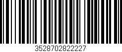 Código de barras (EAN, GTIN, SKU, ISBN): '3528702822227'