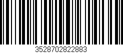 Código de barras (EAN, GTIN, SKU, ISBN): '3528702822883'