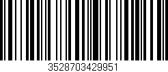 Código de barras (EAN, GTIN, SKU, ISBN): '3528703429951'