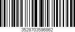Código de barras (EAN, GTIN, SKU, ISBN): '3528703596862'