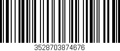 Código de barras (EAN, GTIN, SKU, ISBN): '3528703874676'