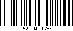 Código de barras (EAN, GTIN, SKU, ISBN): '3528704038756'