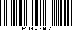Código de barras (EAN, GTIN, SKU, ISBN): '3528704050437'