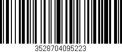 Código de barras (EAN, GTIN, SKU, ISBN): '3528704095223'