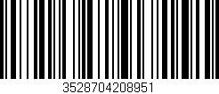 Código de barras (EAN, GTIN, SKU, ISBN): '3528704208951'