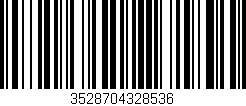 Código de barras (EAN, GTIN, SKU, ISBN): '3528704328536'