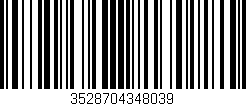 Código de barras (EAN, GTIN, SKU, ISBN): '3528704348039'
