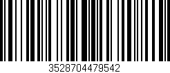Código de barras (EAN, GTIN, SKU, ISBN): '3528704479542'