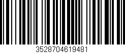 Código de barras (EAN, GTIN, SKU, ISBN): '3528704619481'