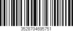 Código de barras (EAN, GTIN, SKU, ISBN): '3528704695751'