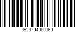 Código de barras (EAN, GTIN, SKU, ISBN): '3528704980369'