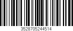 Código de barras (EAN, GTIN, SKU, ISBN): '3528705244514'