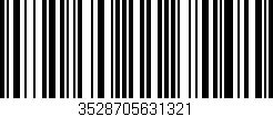 Código de barras (EAN, GTIN, SKU, ISBN): '3528705631321'