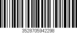 Código de barras (EAN, GTIN, SKU, ISBN): '3528705942298'