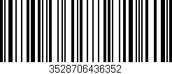 Código de barras (EAN, GTIN, SKU, ISBN): '3528706436352'