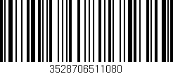 Código de barras (EAN, GTIN, SKU, ISBN): '3528706511080'