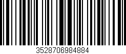 Código de barras (EAN, GTIN, SKU, ISBN): '3528706984884'