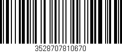 Código de barras (EAN, GTIN, SKU, ISBN): '3528707810670'