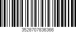 Código de barras (EAN, GTIN, SKU, ISBN): '3528707836366'