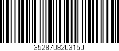 Código de barras (EAN, GTIN, SKU, ISBN): '3528708203150'