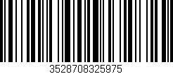Código de barras (EAN, GTIN, SKU, ISBN): '3528708325975'
